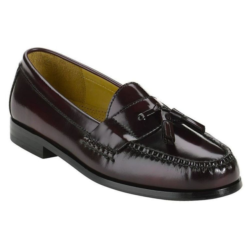 Cole Haan Men Pinch Tassel Moccasins 10.5 Deep Brown
